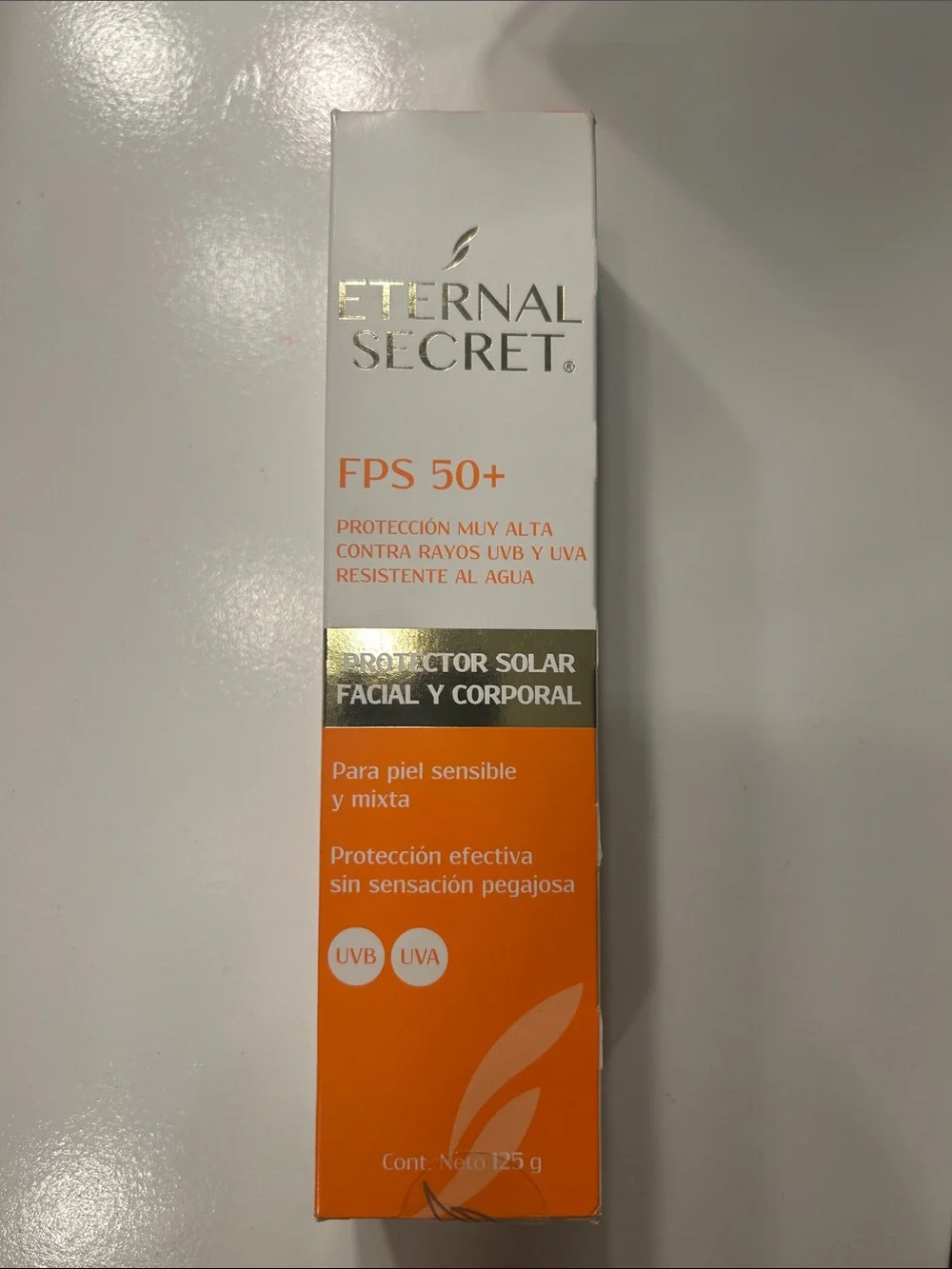 FPS 50+ Protector Solar Facial y Corporal - Naranja